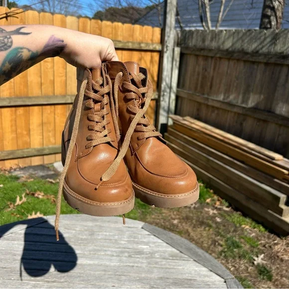 NATURALIZER Catherine Womens Faux Leather Block Heel Ankle‎ Boots size 8.5 - Picture 9 of 12